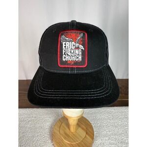 Eric Church Hat Official Product Black Trucker Snapback Cap‎ Concert hat